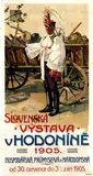 Initials A.F., Slovenská Vystava, 1905, poster