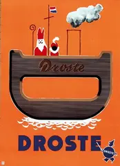 Droste by Frans Mettes, 1965, poster, sold Dec 2007