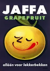 Jaffa Grapefruit by Frans Mettes, 1958, poster, sold Dec 2007
