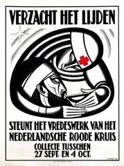 K. Vegter, Nederlandsche Roode Kruis, 1924, poster