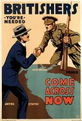 Lloyd B. Myers, Britishers Come Accross Now, poster