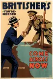 Lloyd B. Myers, Britishers Come Accross Now, poster