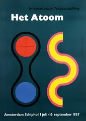 Het Atoom by Ton Raateland, 1957, poster, sold Dec 2007