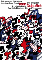Peter von Arx, Jean Dubuffet Kunsthalle Basel, 1970, poster