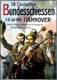 Heinrich Mittag, Bundesschiessen Hannover, 1903, poster
