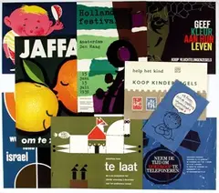 Various Dutch artists, 25 small sized Dutch posters, poster