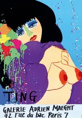 Ting by Walasse Ting, poster, sold May 2007