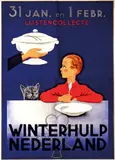 Jan Lavies, Winterhulp Lijstencollecte, 1941, poster