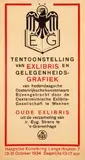 Willem J. Roozendaal, Tentoonstelling van Exlibris en Gelegenheids-Grafiek, poster