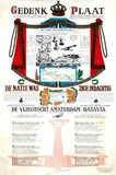 Otto B.U. Mohnike, Gedenk Plaat De vliegtocht Amsterdam-Batavia, 1924, poster