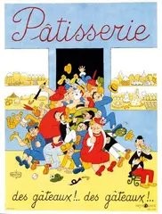 A. Hubouy, Pâtisserie, poster