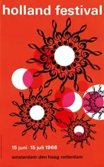 Hans Buys, holland festival, 1966, poster