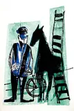 Dick Elffers, without text, image person with horse
