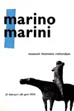 Benno Wissing, marino marini, 1955, poster