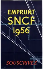 Tauzin, Emprunt SNCF, 1956, poster