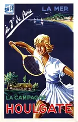 J. Grente, Houlgate, 1950, poster