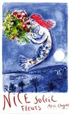 Marc Chagall, Nice Soleil Fleurs, 1962, poster