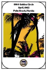 Clarence Lee, IBM Palm Beach Florida, 1964, poster