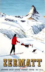 Hugo Schol, Zermatt, 1947, poster
