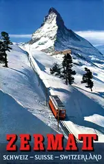 Klopfenstein, Zermatt, 1960, poster