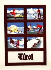 Hedi Scherer, Tirol, 1936, poster