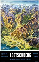 Loetschberg by Louis Koller, poster, sold May 2007