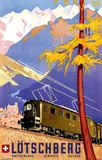 Erich Hermes, Lötschberg, 1949, poster