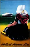 Alphons Dullaart, Holland-Amerika Line, 1950, poster
