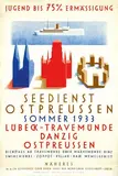 Alfred Mahlau, Seedienst Ostpreussen, 1933, poster