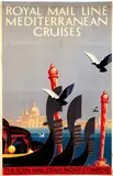 Charles Shepherd, Royal Mail Line Mediterranean Cruises, poster