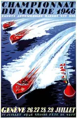 Percival Pernet, Championnat du Monde, 1946, poster