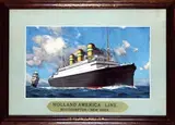 C.M. Padony, Holland America Line Southampton-New York, poster
