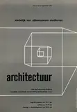 architectuur by Willem H. Crouwel, 1959, poster, sold May 2007