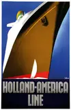 Willem F. Broek, Holland-America Line, 1936, poster
