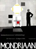Mondriaan by ps. Adam T. Weihs Bertram 1919-1958, 1955, poster, sold May 2007