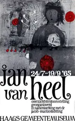 Wim Stek, jan van heel, 1965, poster