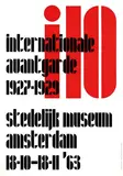 Jurriaan Schrofer, internationale avantgarde 1927-1929, 1963, poster