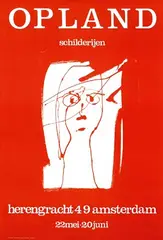 (ps. Robert Wout) Opland, Opland schilderijen, poster