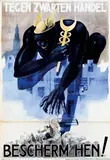 Marius J. G. Thomassen, Tegen Zwarten Handel, 1943, poster