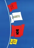 Dick Bruna, vakantie zwarte beertjes, 1967, poster