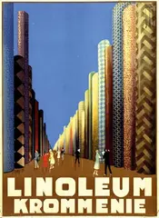 Jacob Jansma, Linoleum Krommenie, poster