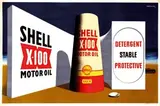 Jacques Richez, Shell X-100 motoroil, 1948, poster