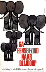 Rien Vosselman, Ga eensgezind naar Blijdorp, poster