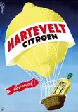 Hartevelt Citroen bovenal! by Frans Mettes, 1957, poster, sold May 2007