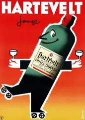 Hartevelt jonge by Frans Mettes, 1957, poster, sold May 2007