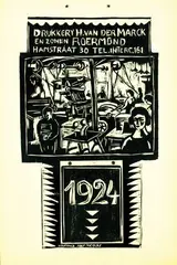 Joep Nicolas, Calender, 1924, poster