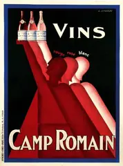 Claude Gadoud, Vins Camp Romain, poster