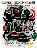 Oeuvre gravé et lithographie by Joan Miró, 1969, poster, sold Dec 2006
