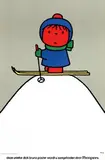 Dick Bruna, Pampers (nijntje ski), 1974, poster