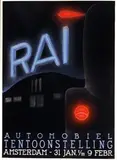 Wim van Andringa de Kempenaer, RAI Automobiel Tentoonstelling Amsterdam, poster